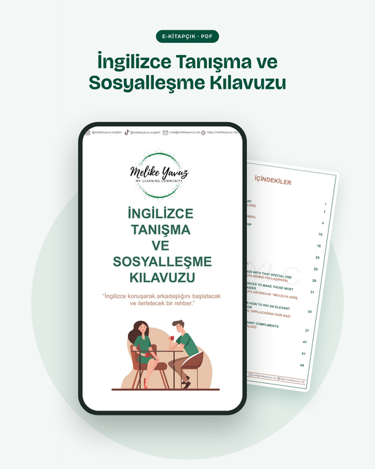 İngilizce Tanışma ve Sosyalleşme Kılavuzu e-Kitapçık