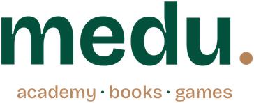medu. academy · books · games